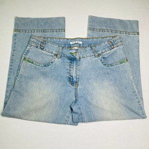 CAbi Jeans Women 8 Cropped Light Wash Y2K Style 251